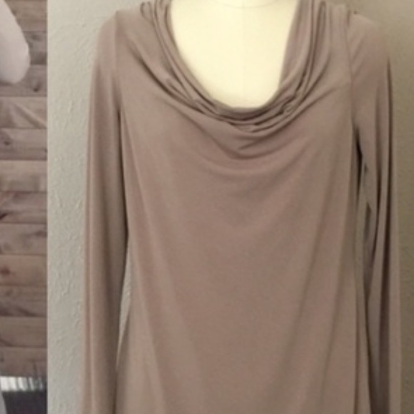 Calvin Klein Draped Neck Polyester Dress - Picture 2 of 5